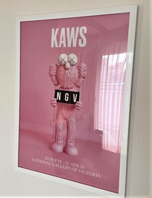 KAWS 'BFF (Pink)', 2019 Companionship in the Age NGV Exhibition