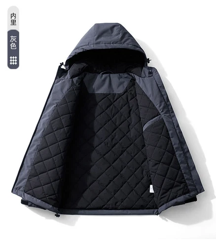 M-5XL Winter Jacket Snowboard Winter Ski Warm Mens Coat Thermal Snow Hooded - Bild 17 von 27