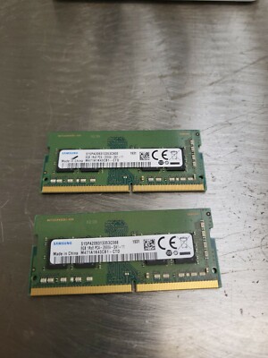 16gb two Samsung DDR4 Laptop RAM 8GB 1Rx8 PC4-2400T (M47A1K43CB1-CRC)  aw51622d