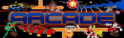 Arcade Classics Marquee Arcade Cabinet Header/Backlit Sign