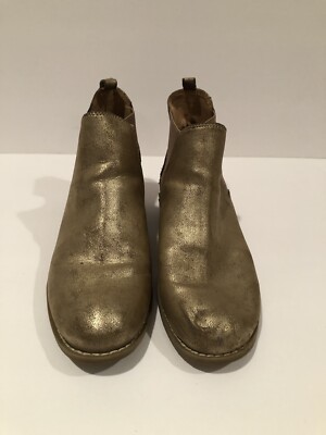 Report Girls Vianca Gold Fashion Boots Size 4 Youth