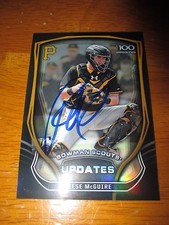 REESE MCGUIRE Signed 2015 Bowman Chrome Scouts Top 100 Updates AUTO Autograph