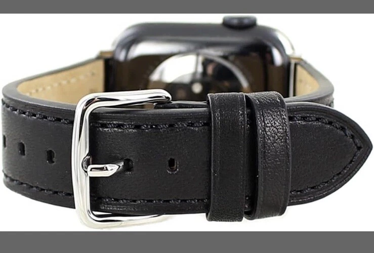 Correa de repuesto para Apple Watch COACH 14700116 damas mujeres negro plateado Foto 4 de 4