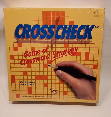 CROSS CHECK Game of Crossword Strategy New Old Stock