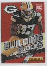 2013 Panini Monster Box Prizm Building Blocks Red Prizm 59/99 Eddie Lacy #4 0a3
