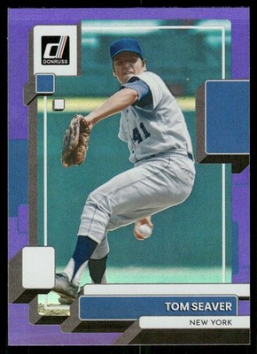 2022 Donruss Holo Purple #109 Tom Seaver - BB