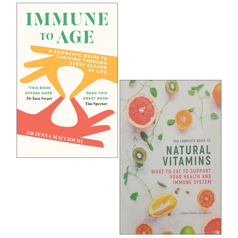 The Complete Guide to Natural Vitamins ,Immune to Age 2 Books Collection Set