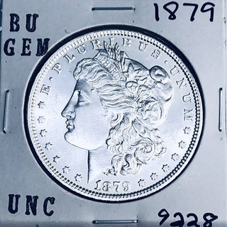 1879 BU GEM MORGAN SILVER DOLLAR UNC MS U.S. MINT RARE COIN 9228