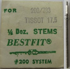 Tissot 17.5 watch part: winding stem #401 Bes...