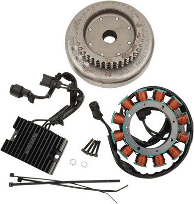 Stator Kit - Regler - Rotor Cycle Electric 21121129 15A 27A Harley-Da