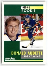 Donald Audette 1991-92 Pinnacle Buffalo Sabres #330