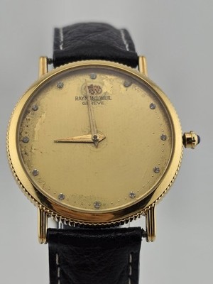 RAYMOND WEIL 腕時計 3716 ゴールド Vintage Raymond Weil Geneva 5536 18k Gold Electroplated Quartz