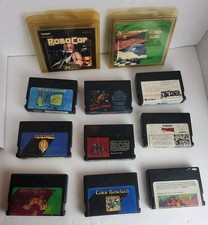 11 Vtg 1980's Tandy TRS-80 Computer Games - Downland, Shooting, Tetris, Rampage
