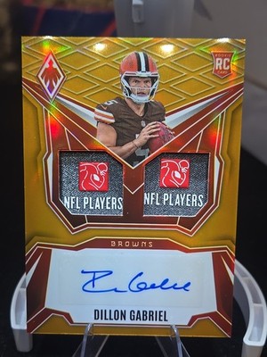   Phoenix Dual Rookie Patch Autograph Dillon Gabriel Gold Pandora /10 Auto  