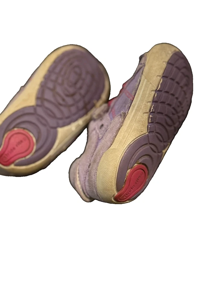 Stride Rite Baby Girls infant purple Lavender sneakers size 4 - Image 4 of 4