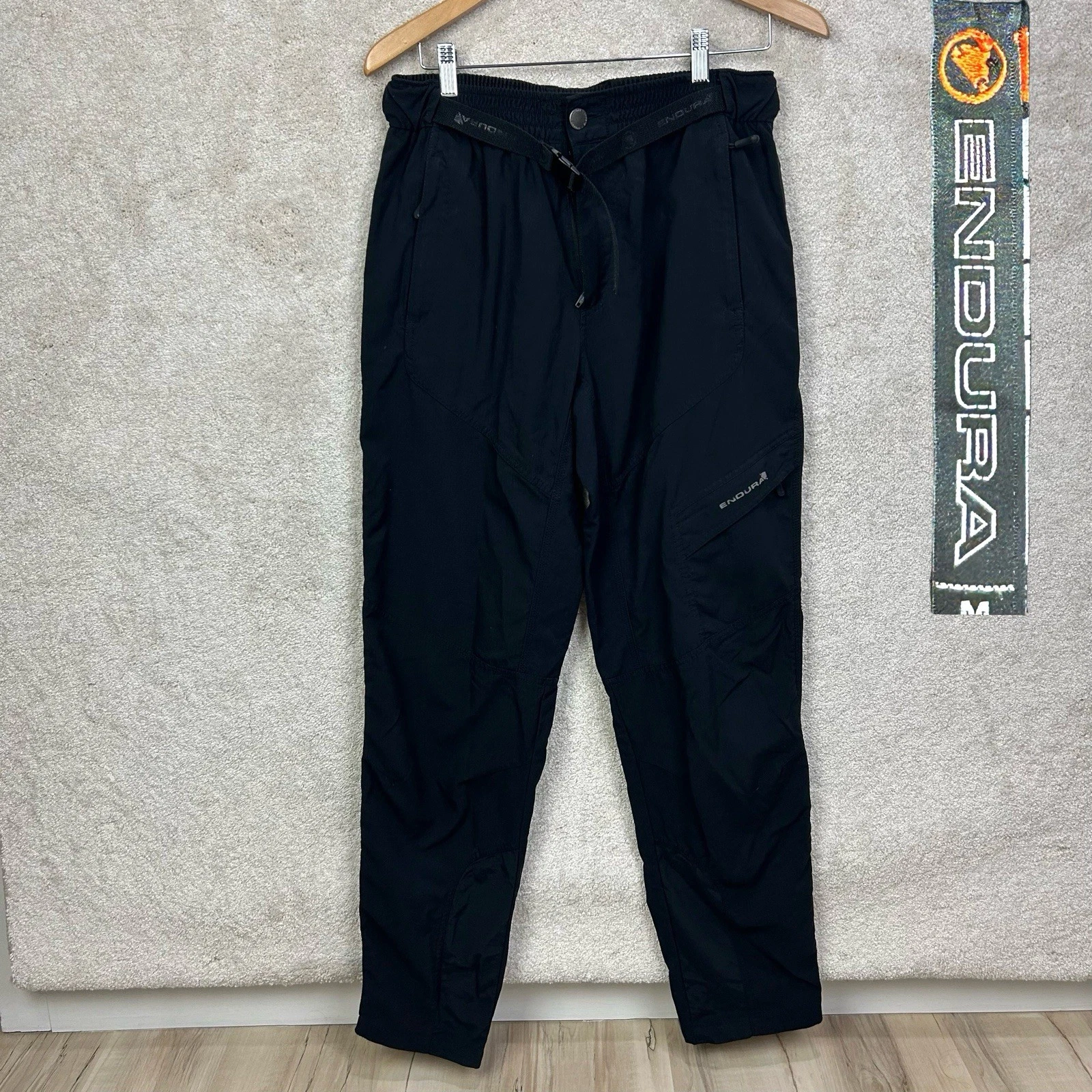 ENDURA Men's Hummvee Trail Black Ripstop Mountain Cycling E8005 Riding Pants M