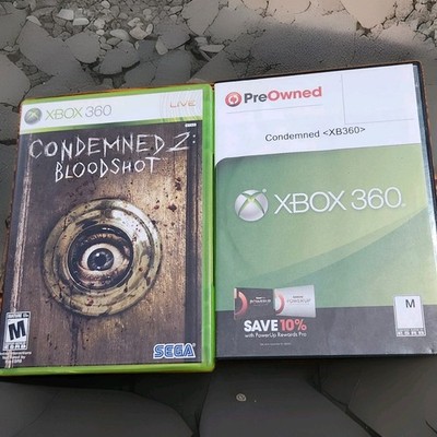 Condemned Criminal Origins And Condemned 2 Bloodshot Bundle Xbox360