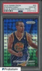 2014 Panini Blue Green Mosaic Prizm #92 Stephen Curry Warrriors PSA 10 GEM MINT