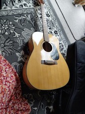 Acoustic Guitar 6-String Full Size with Carrying Bag Harmony H6565N