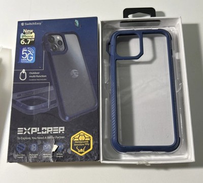 SwitchEasy Explorer iPhone 12 Pro Max Clear/Blue
