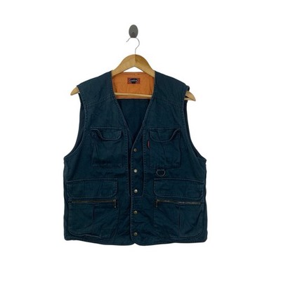 Vintage EVENRIVER JAPAN Heavy Duty Technical Outdoor Vest Jacket
