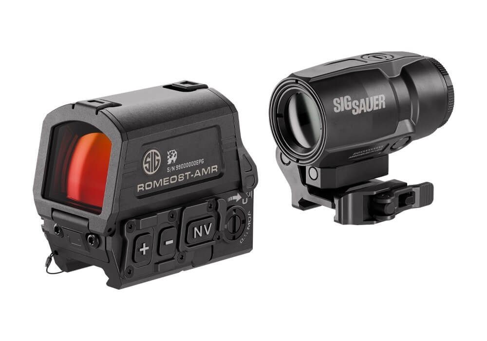Sig Sauer ROMEO8T-AMR 1x40mm/3x22mm Red Dot Sight Combo Kit