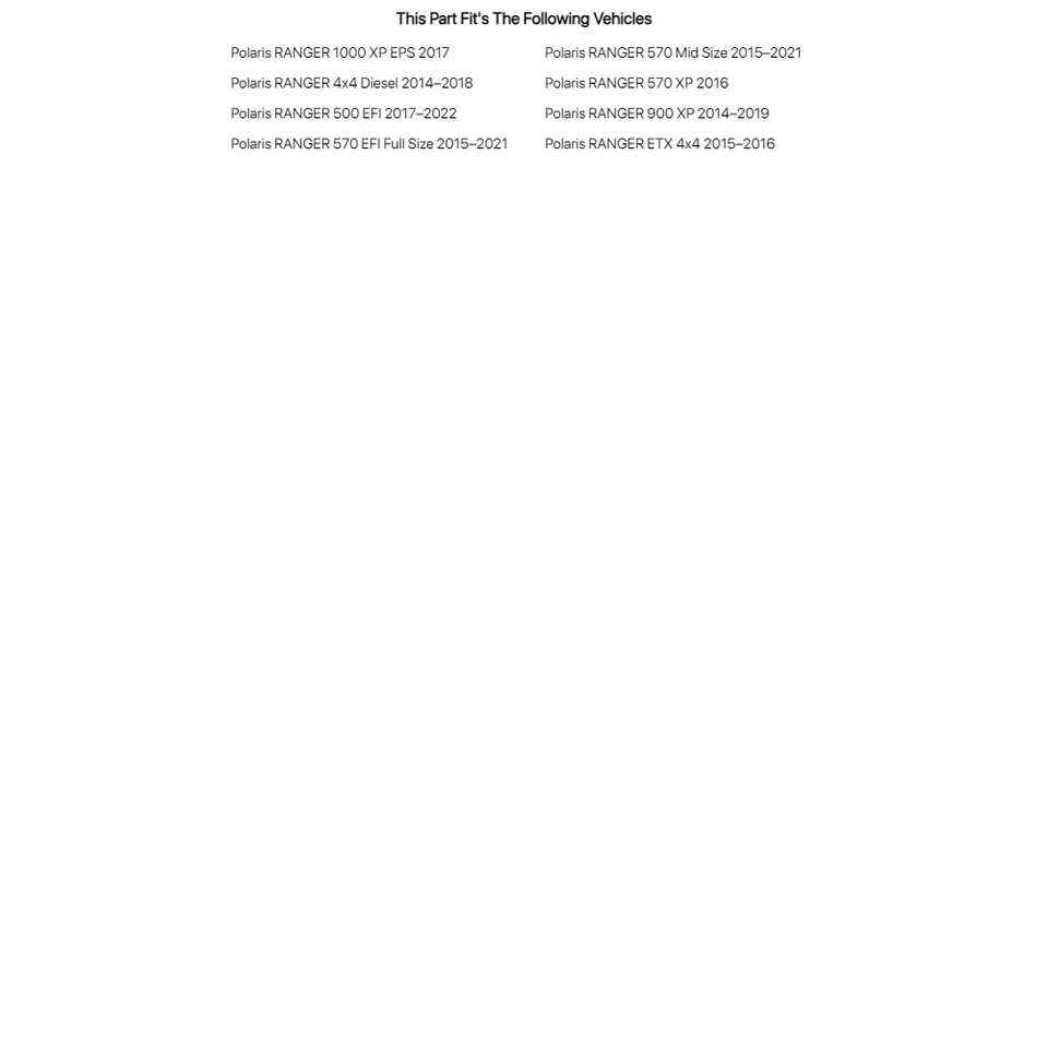 Motion Pro Black Vinyl Shifter Cable For POLARIS RANGER 1000 XP EPS 2017 - Image 2 of 2