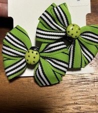 Lot Of Handmade Girls Hair Bows With Alligator Clip
