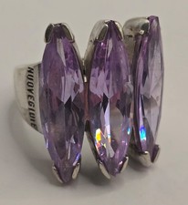 Anello Opulento NUOVOVEGIOIE con Pietre Gioielli Argento 925 Misura 59 (18,8 mm Ø)