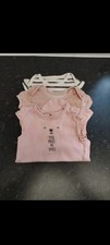 Baby Girls Vests X3 0-6 Months Bundle