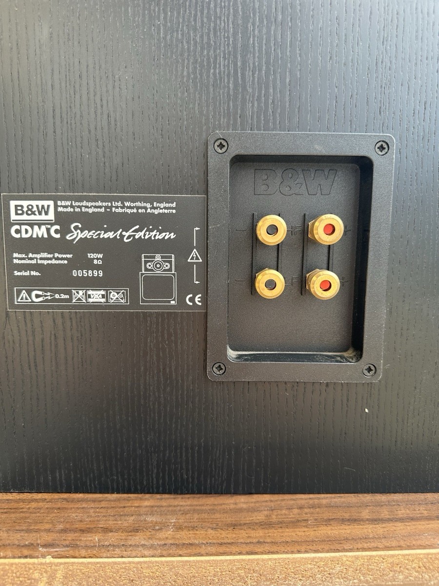 B & W BOWERS & WILKINS CDM-C SPECIAL EDITION HIGH END SPEAKER B&W
