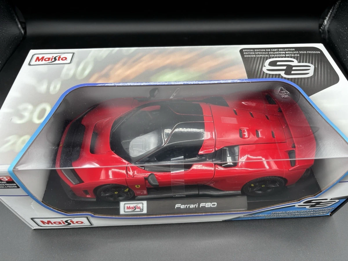 Maisto Special Edition Ferrari F80 1:18 Diecast Red/Black Opening Doors NIB