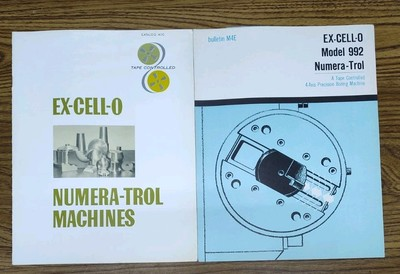 #ad XLO Ex Cell O Numera Trol Machines Co. Detroit MI Brochure Bulletins Vintage $37.99