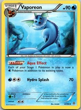 22/98 Vaporeon Ancient Origins Uncommon Pokemon NM
