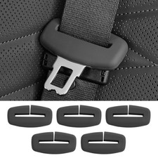5pcs Car Seat Belt Buckler Cover, Silicon Anti-Scratch Seatbelt Buckler Prote...
