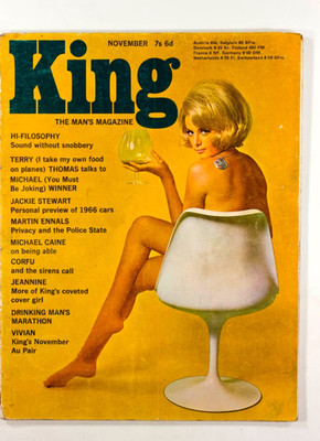 JEANNINE JUBERT Michael Caine WINNER Terry Thomas KING November 1965 Knoll Tulip