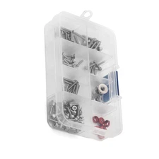 Stainless Steel Hexagonal Flat&Round Screws Kit For Arrma 1/18 Mojave Grom