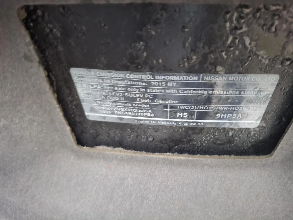 Used Turn Signal / Parking Light Assembly fits: 2015 Nissan Altima Park Lamp-Tur - Image 4 of 4