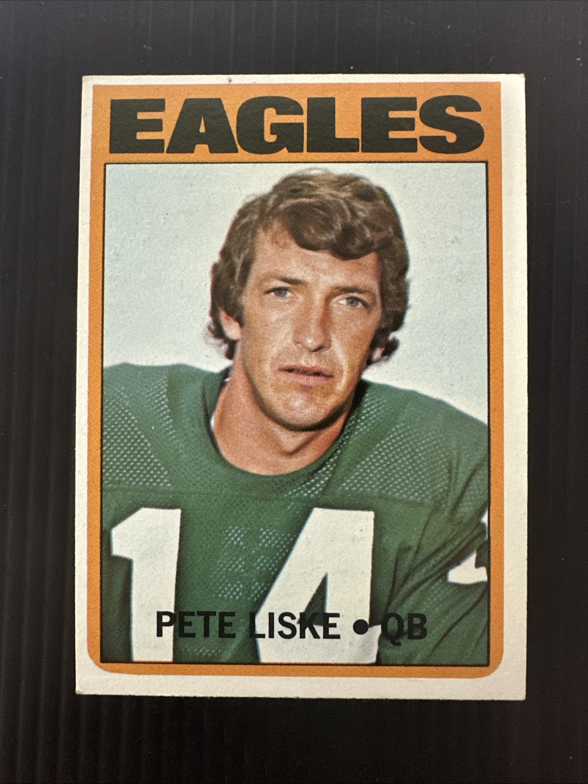 1972 TOPPS #228 PETE LISKE PHILADELPHIA EAGLES NM *Hot Corner Vintage*