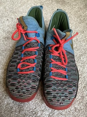 Nike Zoom KD 9   Roar From The Floor  Basketball Sneakers Mens Size 7.5