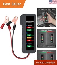 12v Car Battery Tester And Alternator Tester Automotive Load Tester Indicato...
