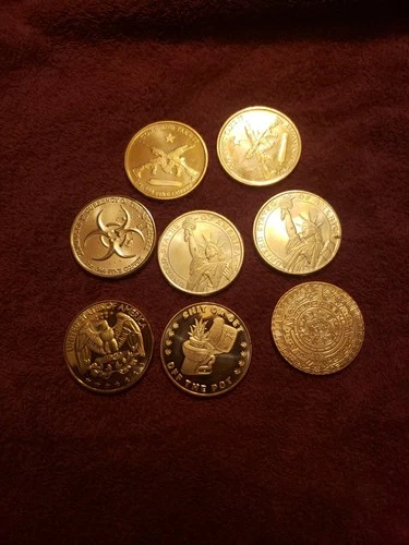 8 Lady Liberty 420 Others collectors token Golden State Mint coin 1 OZ copper