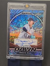 2025 DASAN HILL Leaf Baseball Nation #NA-DH1, Signed Authenticated 2/3