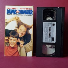 VHS Dumb and Dumber, Jim Carrey, Jeff Daniels comedy BUY 2 GET 1 FREE