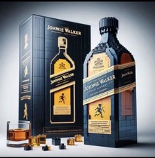 Whiskey Bottle Building Blocks