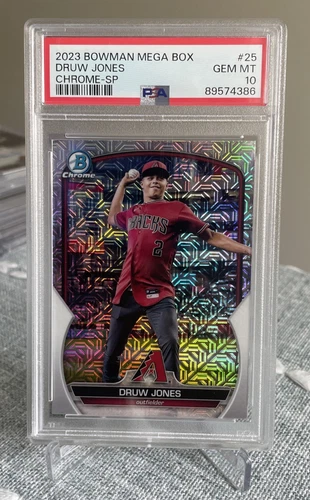 2023 Bowman Mega Box Druw Jones Image Variation SP PSA 10 #25 Diamondbacks