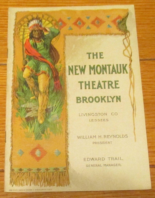 1912 Broadway Playbill "The Case of Becky" W/ Francis Starr New Montauck Theatre