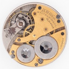 Waltham Grade No. 620 Model 1908 16-Size 15-Jewel Antique Pocket Watch Movement