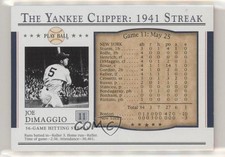 2003 Upper Deck Play Ball The Yankee Clipper: 1941 Streak Joe DiMaggio HOF no9