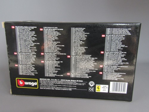 C461 Burago 3039 Italia Caja Vacía 1:18 Para Ferrari 348 TB Pininfarina 1989 - Imagen 4 de 10